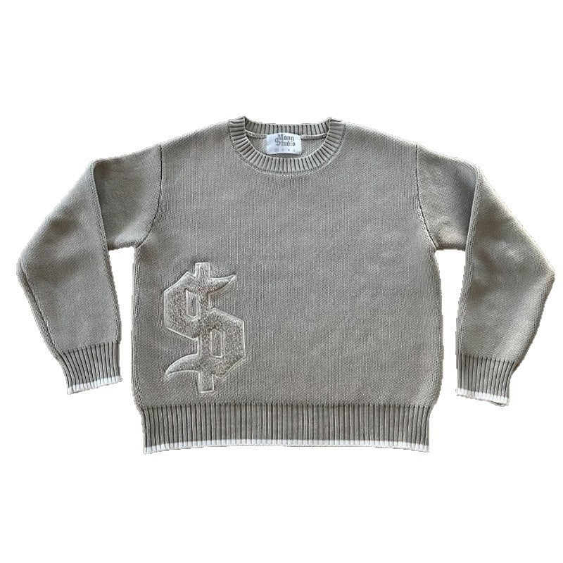 Design Sense Jacquard Loose-fitting Knitwear Autumn Winter sweater